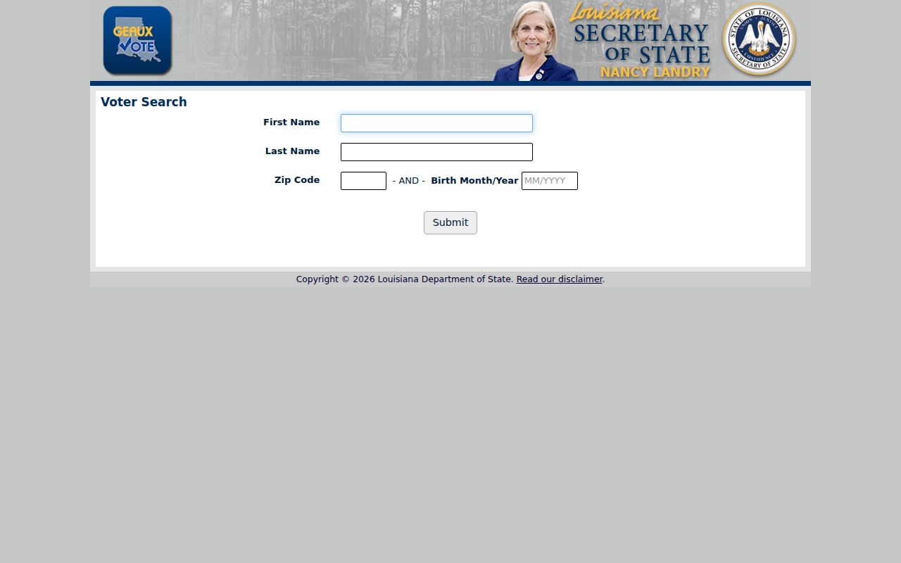 Calcasieu Parish residents directory Louisiana voter lookup